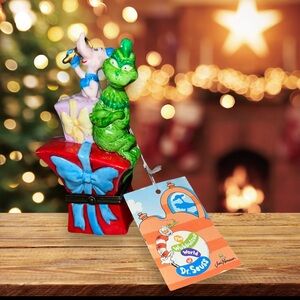 Grinch & Whozit by Seuss & Henson Midwest Cannon Fall Hinged Trinket Box